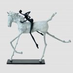 Horse Riding Inke Zeegelaar sculptures